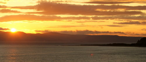 Sunset, Shiskine Valley, Isle of Arran